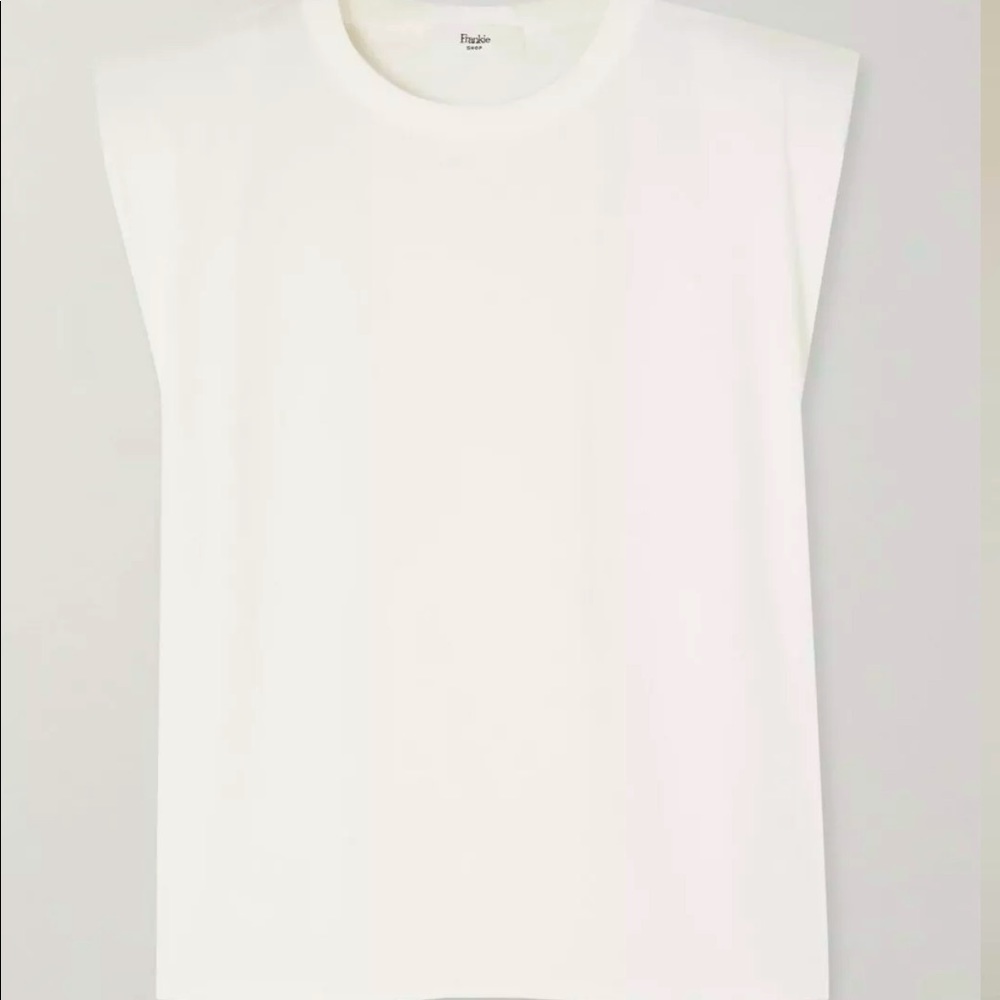 BNWT The Frankie Shop Eva Padded Shoulder Tee